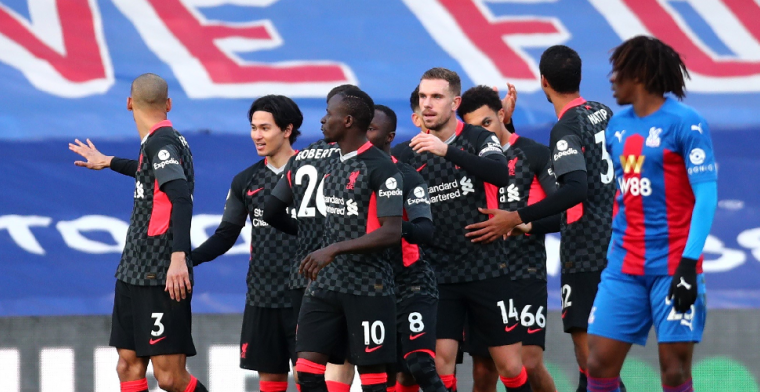 Liverpool-machine komt weer op stoom: zeven (!) goals tegen Crystal Palace