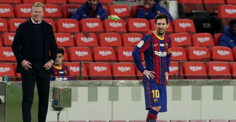 Koeman looft Barça-uitblinker: 'Band met Messi, goede spelers begrijpen elkaar'