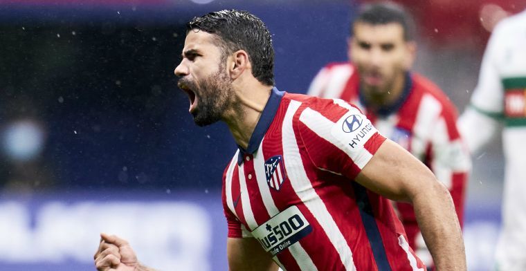 'Atlético Madrid vindt vervanger vertrekkende Diego Costa bij Napoli'
