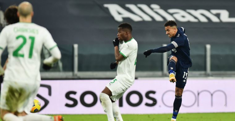 Juventus komt met de schrik vrij tegen Sassuolo en vervolgt opmars in Serie A