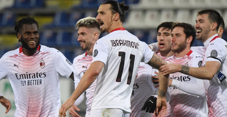 Teruggekeerde Zlatan (39) neemt AC Milan met twee goals bij de hand
