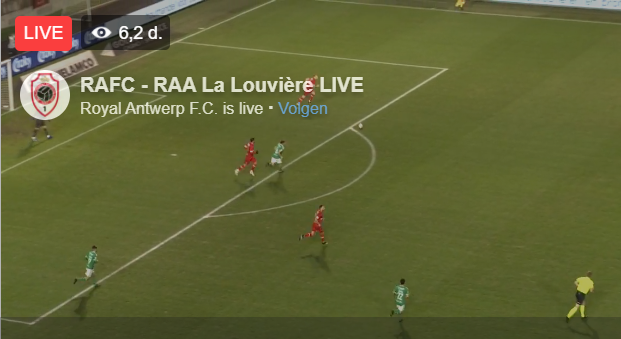 LIVE: Bekijk de stream van Antwerp - La Louvière in de Beker van België