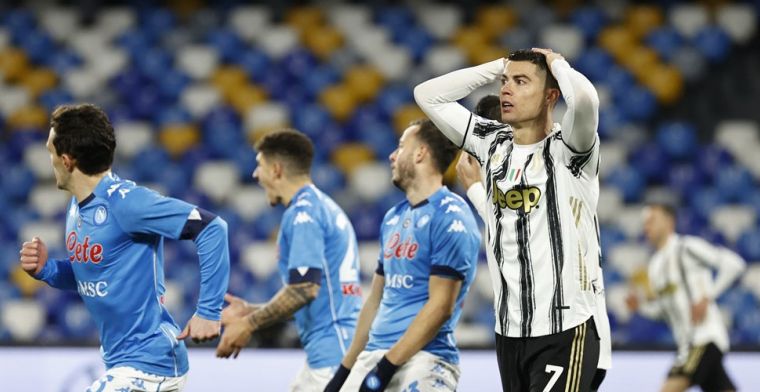 Juventus ziet titel uit zicht verdwijnen door nederlaag bij Napoli
