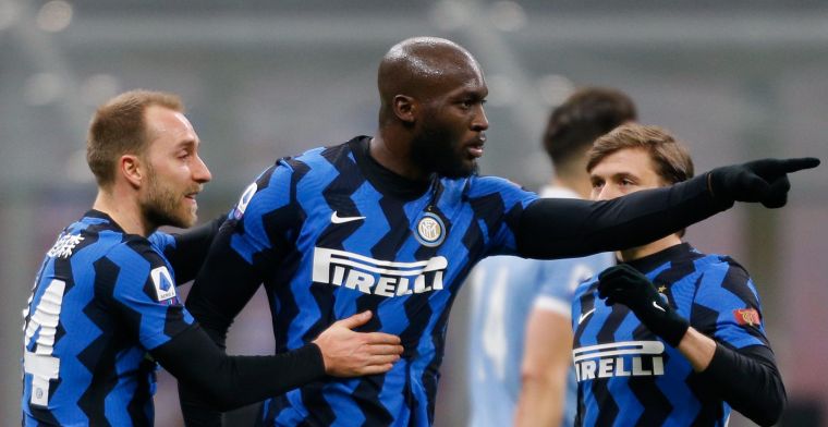 Lukaku de hemel ingeprezen: 'Op zijn schouders staat Inter nu aan de leiding'