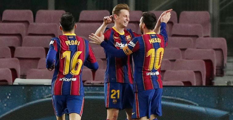 Uitblinker Messi leidt Barcelona naar overtuigende zege tege Leche