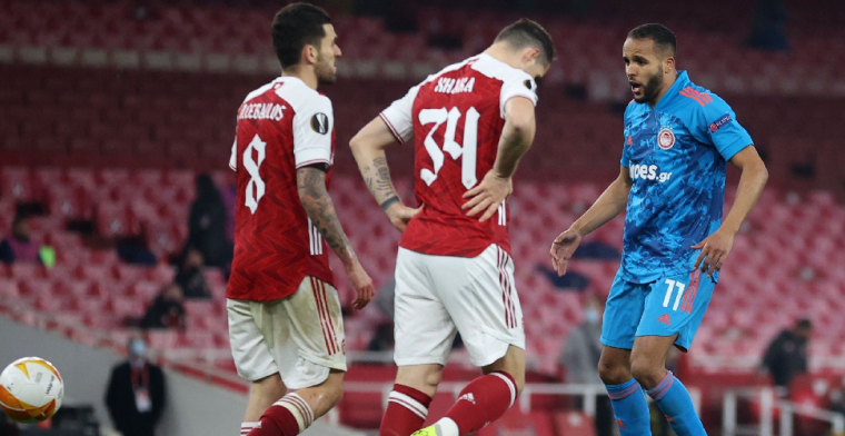 Arsenal ontsnapt tegen Olympiakos, primeur voor Granada, ook AS Roma door