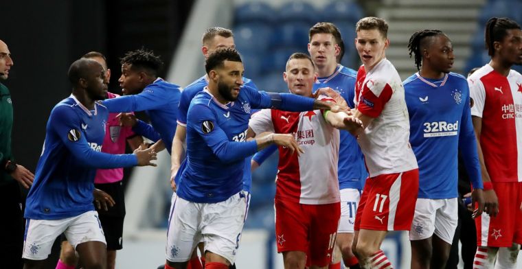 Rangers woest na vermeend racisme, Slavia Praag ontkent in statement