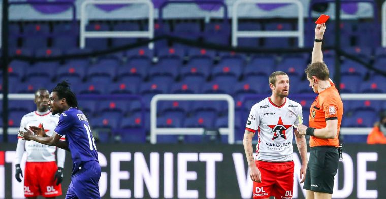 UPDATE: Marcq (Zulte Waregem) kent verdict na rode kaart tegen Anderlecht