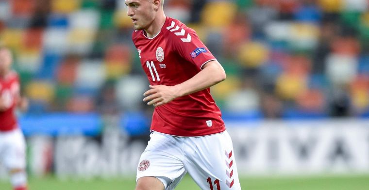 GOAL: Bruun Larsen met fantastische doorsteekpass beslissend voor Denemarken U21