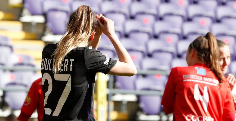 Het is gebeurd, vrouwen van Anderlecht lijden eerste nederlaag van het seizoen