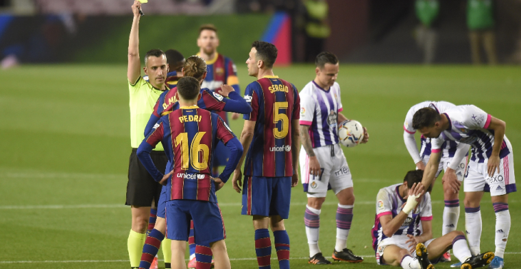 FC Barcelona ontsnapt in de negentigste minuut en komt op één punt van Atlético