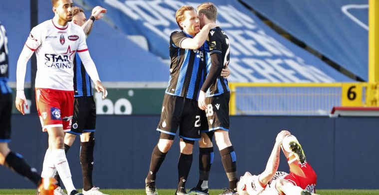 Moeskroen verliest van Club Brugge en degradeert