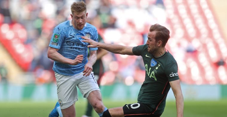 De Bruyne leidt Man City naar vierde League Cup op rij tegen Tottenham