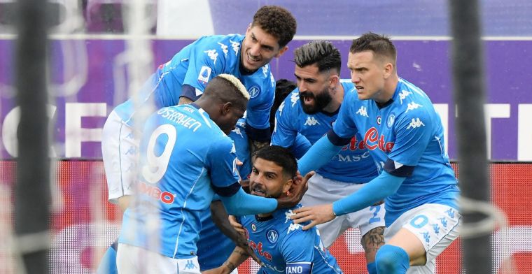 Napoli met invaller Mertens duwt Juventus weer kopje onder en staat op CL-drempel