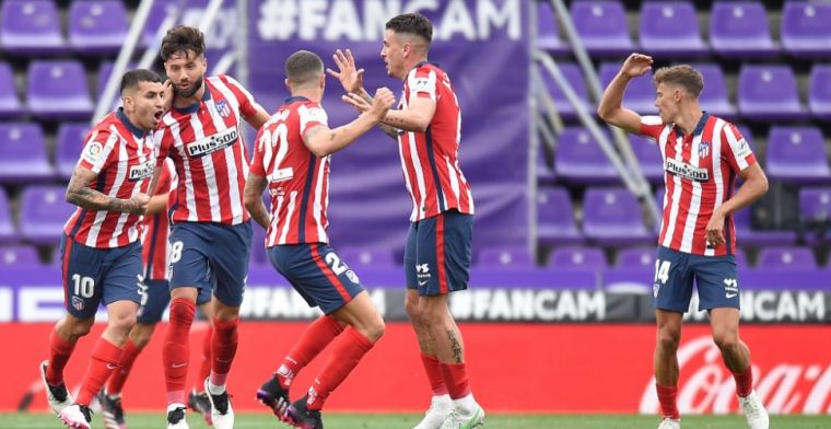 Atlético Madrid pakt Primera División-titel na comeback tegen Real Valladolid