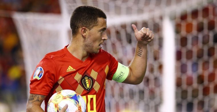 Hazard krijgt speelminuten tegen Kroatië: “Denk niet dat hij zal starten”