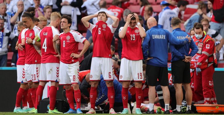 Deense spits Braithwaite hekelt Eriksen-statement van UEFA: 'Niet ons verzoek'