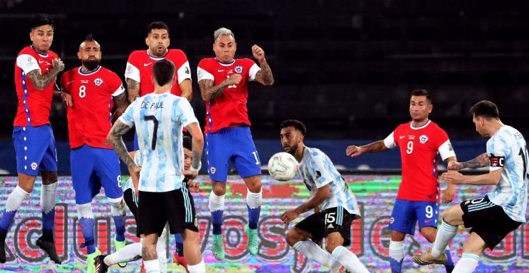 Messi tovert op zesde Copa America: valse start Argentinië tegen Chili
