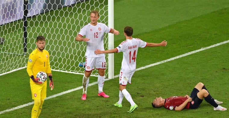 Deens EK-sprookje duurt voort: Door zege tegen Tsjechië naar halve finale
