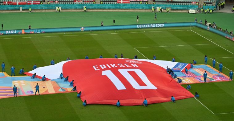 UEFA maakt prachtig gebaar: Eriksen uitgenodigd voor EK-finale