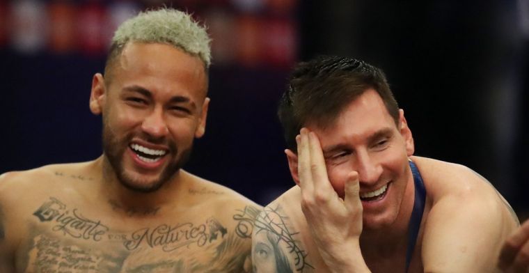 Neymar feliciteert 'filho da puta' Messi: 'Een knuffel voor mijn maat'