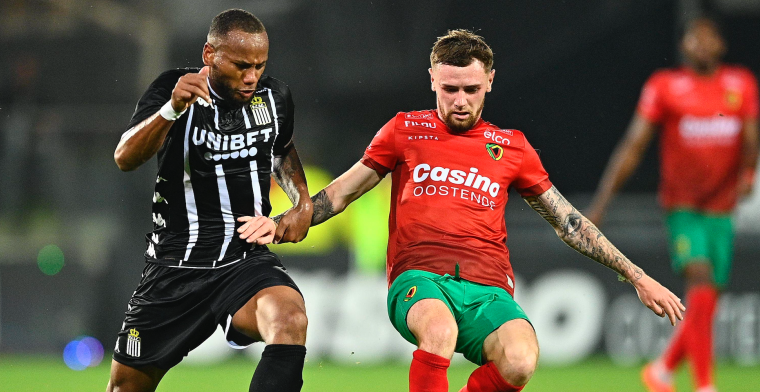 KV Oostende mist competitiestart tegen sluw Sporting Charleroi 