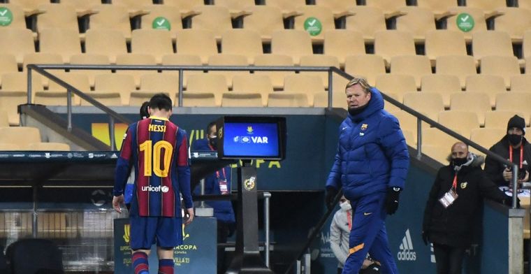 Barça-trainer Koeman neemt afscheid van Messi: Maakt van jou de beste ter wereld'