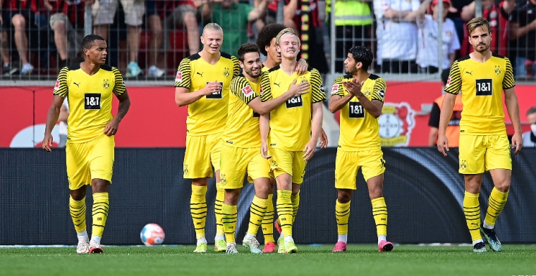 Borussia Dortmund en Bayer Leverkusen maken er spektakelstuk met zeven goals van