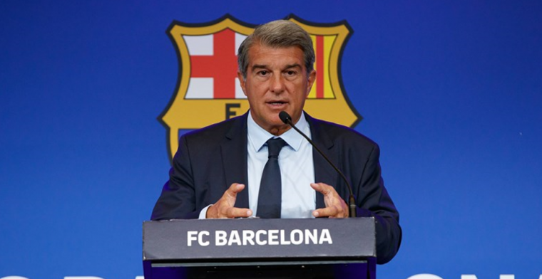 Laporta kondigt toekomstplannen Barça aan: 'Om de club weer uit de put te trekken'