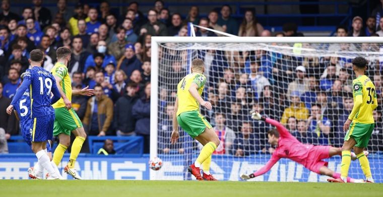 Geen Lukaku, maar Chelsea legt er zeven in het mandje tegen Norwich 