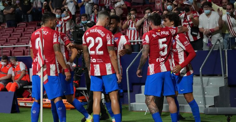 Carrasco blinkt uit in ruime overwinning van Atlético Madrid