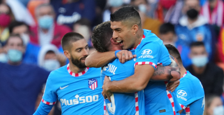 Carrasco en Atlético geven winst uit handen na sensationele slotfase