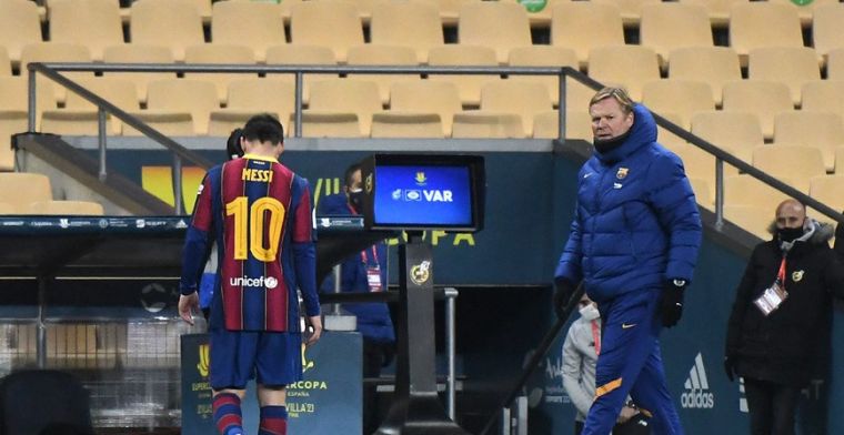 Messi: 'Koeman kwam op moeilijk moment naar Barça en is oneerlijk behandeld'
