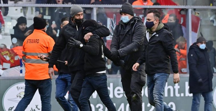 Foute boel in derby: Beerschot-fan gooit Bengaals vuur in Antwerp-vak