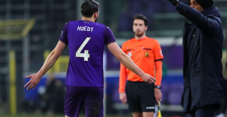 UPDATE: ‘Anderlecht krijgt goed nieuws over schorsing van Hoedt'
