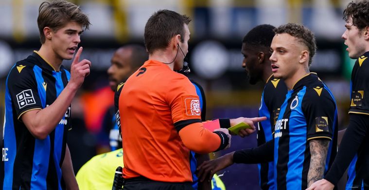 “Zowel Lang (Club Brugge) als Laforge maken slechte beurt na rode kaart”