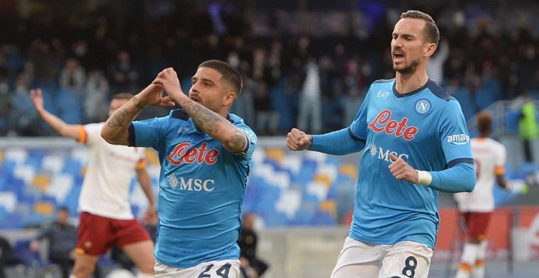 Dure misstap voor Napoli en Mertens in titelstrijd: Roma pakt een punt