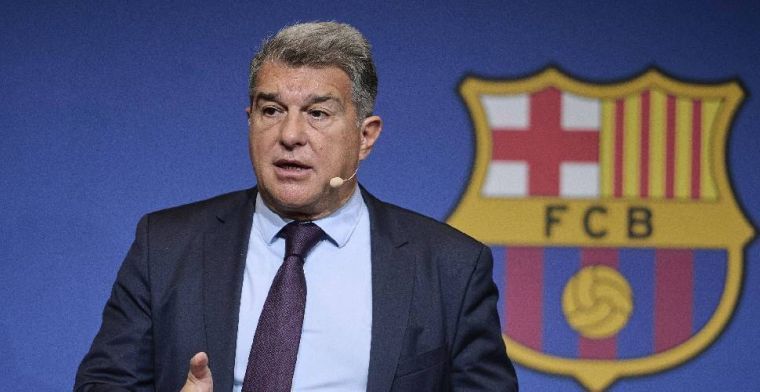 Optimistische Laporta (Barcelona): 'Dan vertrekt geen speler om financiële reden'