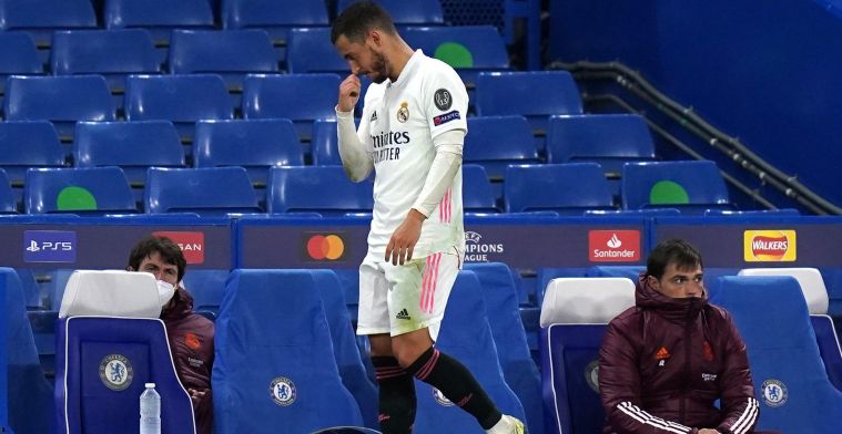 Weer een domper: ‘Hazard bij Real Madrid aan de kant door spierblessure’