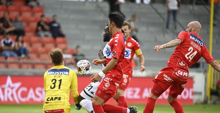 KV Kortrijk boekt haar eerste overwinning met tien spelers                    