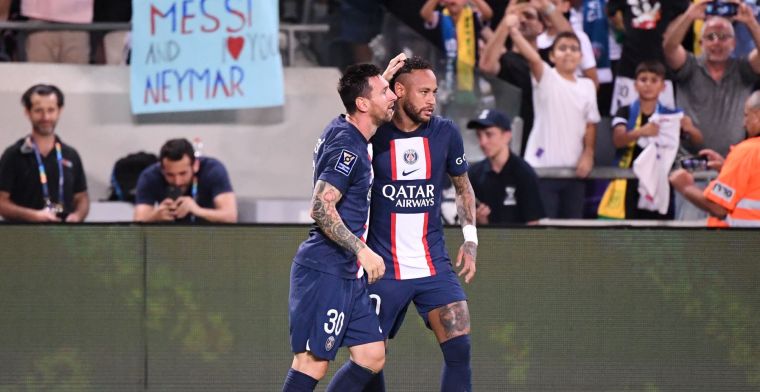 Messi, Neymar en Ramos schitteren: PSG pakt eerste prijs van het seizoen