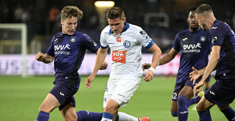 KAA Gent wint met het kleinste verschil op RSC Anderlecht na strafschopdoelpunt