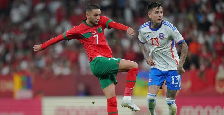 Terugkeer Ziyech geeft extra glans aan knappe zege WK-tegenstander Marokko