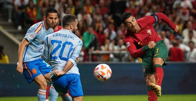 Niet Portugal, maar Spanje plaatst zich voor de Final Four van de Nations League