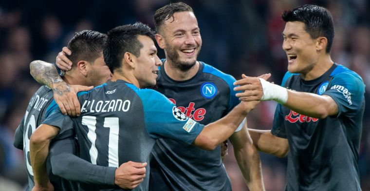 'Ajax-spelers weigeren om truitjes te ruilen met Napoli-spelers na blamage'