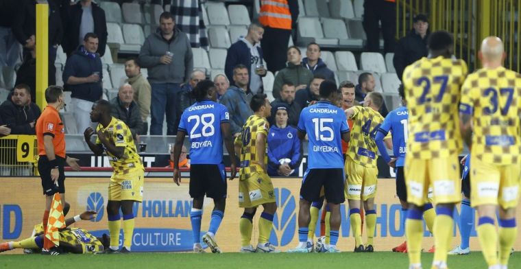 STVV krijgt rood tegen Club Brugge: Voor zo'n fout mag je de politie bellen”