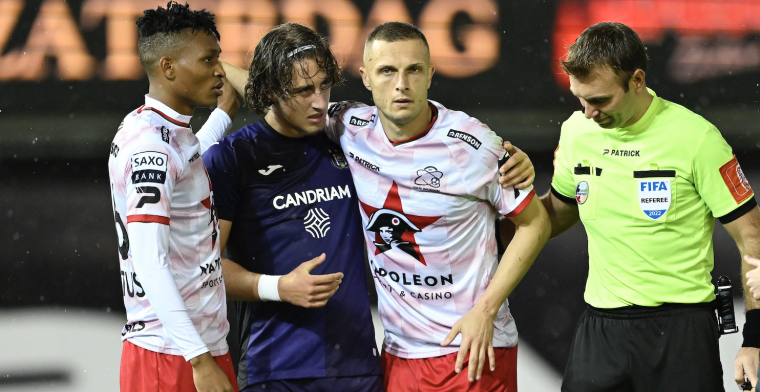 Derijck ontsnapt aan rood tegen Anderlecht: “Dat is nooit penalty”