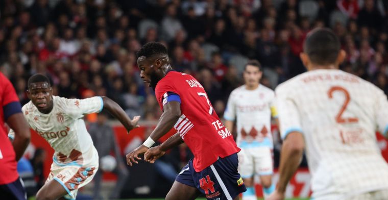 Monaco geeft 2-3-voorsprong nog weg, Clement en co zien Lille haasje-over spelen