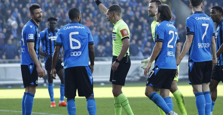 Refereeing Department beoordeelt fase Club Brugge-Antwerp: ‘Borderline situatie’