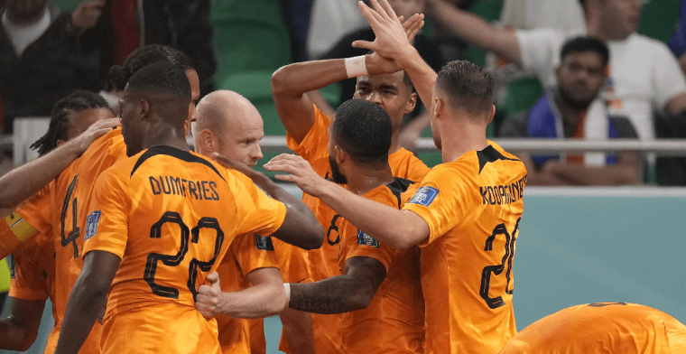 Nederland begint moeizaam aan het WK, maar het verslaat wel Senegal